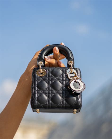 lady dior bag micro|Lady Dior embroidered bag.